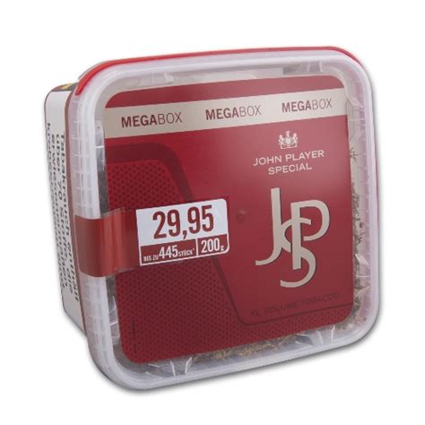 JPS Red Zigarettentabak XL Volume Tobacco 200 Gramm TABAK BÖRSE24 de