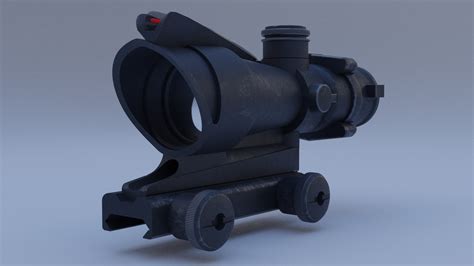 ACOG Rifle Scope 3D Model - TurboSquid 1970229