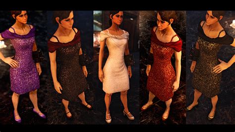 Glittering Sequin Dress 4k Multicolored Edition At Fallout 76 Nexus