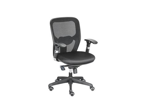 Chaise de bureau noiza avec accoudoirs réglables dossier maille