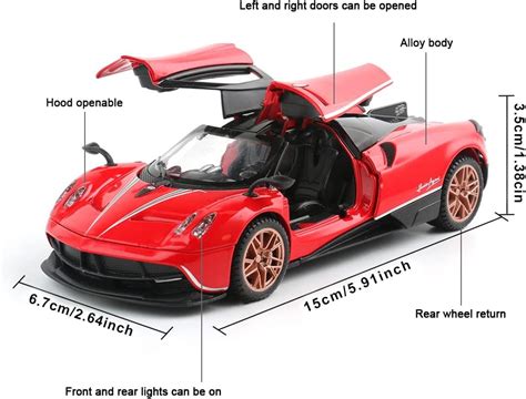 Coche De Juguete A Presi N Coleccionable Pagani Huayra Dinastia