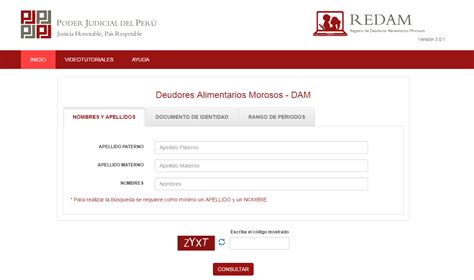 Este Es El Registro De Deudores Alimentarios Morosos Del Poder Judicial ¡Úsalo Ya Lp