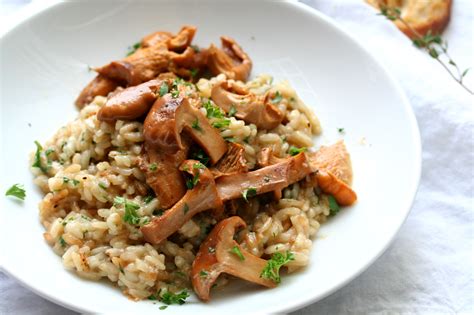 Chanterelle Mushroom Risotto Dash Of Savory Cook With Passion