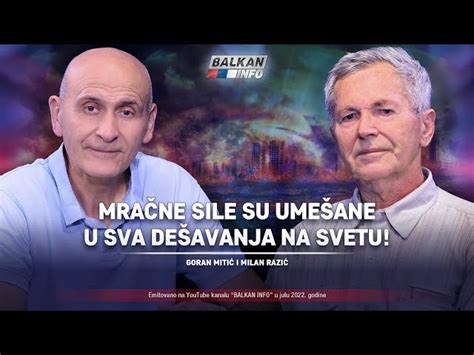 AKTUELNO Goran Mitić i Milan Razić Mračne sile su umešane u sva