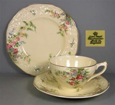 Crown Ducal Rosalie Tea Cup And Saucer Set