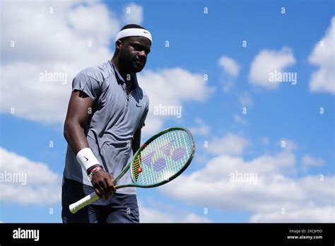 Frances Tiafoe In Action Against Rinky Hijikata Not Pictured On Day