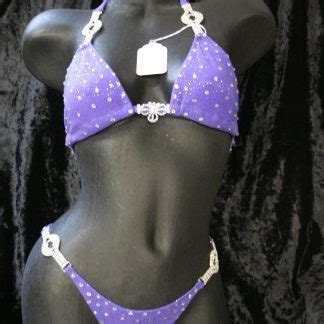 Style Hot Pink Leopard Print Competition Bikini With Rhinestone Connectors Vandella Costumes