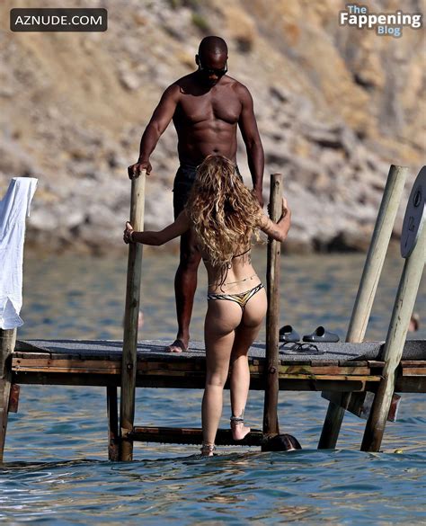 Rita Ora Sexy Spotted Showing Off Her Hot Bikini Body At Ibiza Beach AZNude
