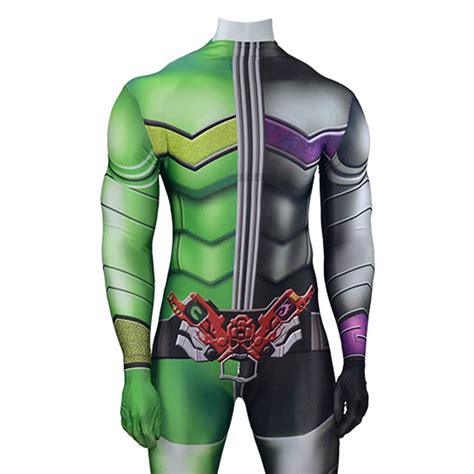 Kamen Rider W Kamen Rider Double Cosplay Costume Adult Kids – Cheap ...