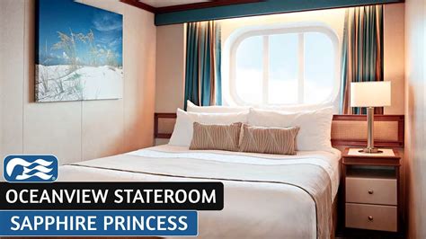 Sapphire Princess Oceanview Stateroom Full Walkthrough Tour K