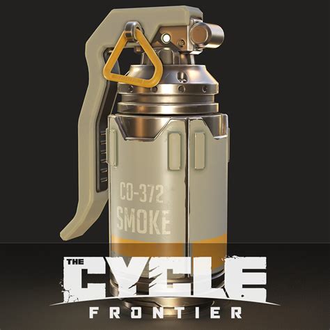 Artstation The Cycle Frontier Smoke Grenade