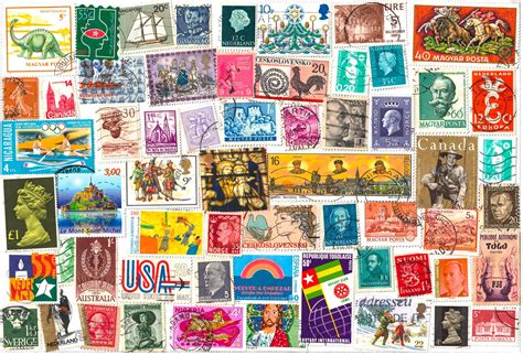 Stamps Of Different Countries