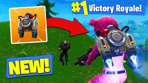 NEW JETPACK GAMEPLAY In Fortnite Battle Royale YouTube