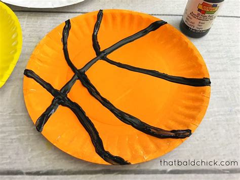 Paper Plate Basketball At Sport Craft Kids Sports