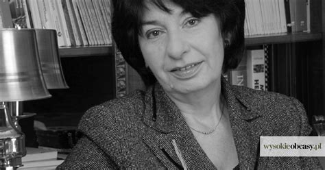 Zmarła lekarka Małgorzata Kozłowska Wojciechowska znana jako Profesor