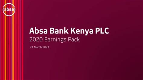 Absa Bank Kenya Plc Absake 2020 Presentation