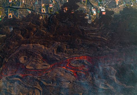 Vulcano Canarie Le Foto Dall Alto Mostrano Lo Scenario Infernale Sull