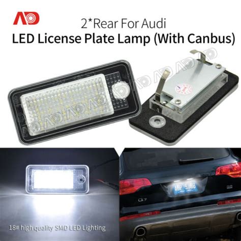 Pcs Led License Number Plate Light Kit For Audi A A A A B B S