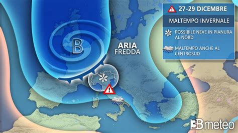 Tendenza Meteo Nuovo Affondo Freddo Dopo Natale Piogge E Neve