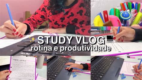 STUDY VLOG Rotina De Estudante Produtividade That A Girl YouTube