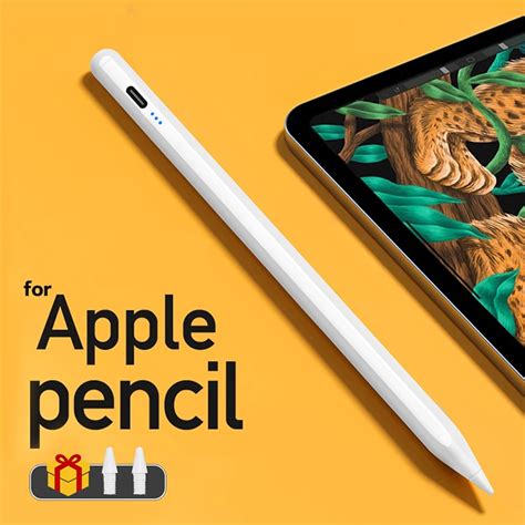 Para Apple Pencil Palm Rejec O Power Display L Pis Ipad Caneta