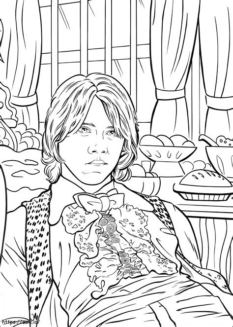 Amazing Ron Weasley Coloring Page