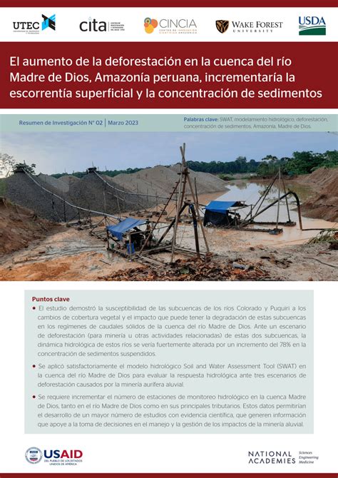 PDF El aumento de la deforestación en la cuenca del río Madre de Dios