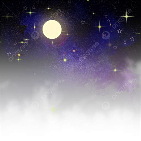 Full Moon Night Png Picture Night Moon Full Moon Sky Stars Night