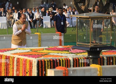 Nueva Delhi India De Octubre De El Presidente De Lok Sabha