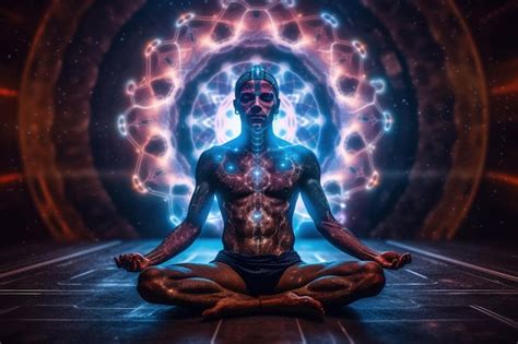 Premium Ai Image Pacifying Spirituality Concept Of Meditation And