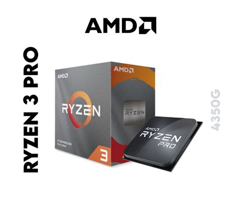 Procesador Amd Ryzen 3 Pro 4350g 3 8ghz 6mb Am4 Oem 100 000000148