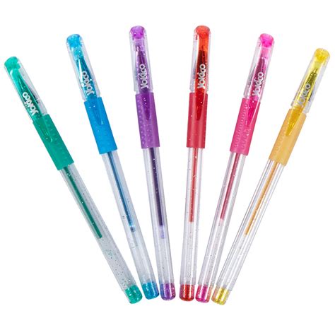 Scented Glitter Gel Pens 6 Pack Yokico