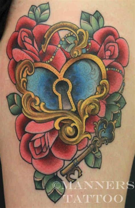 20 Heart Shaped Locket Tattoos • Tattoodo