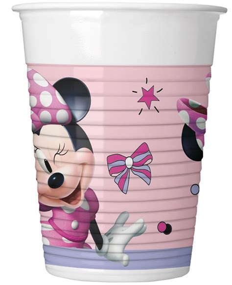 Kubek Plastikowy 200 Ml Myszka Minnie 8 Sztuk Godan