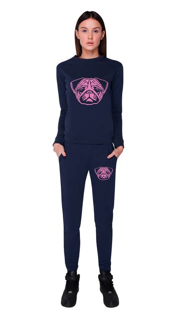 Женский Демисезонный Костюм Aura K by Karua PINK PHUG DARK BLUE L Темно ...