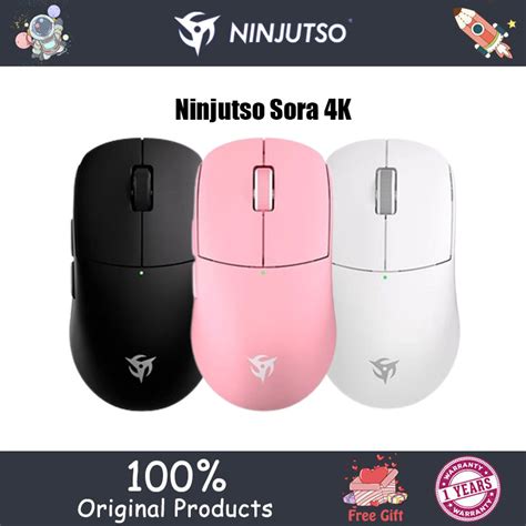 Ninjutso Sora 4K Real Wireless Mouse 45g Lightweight E Sports Game