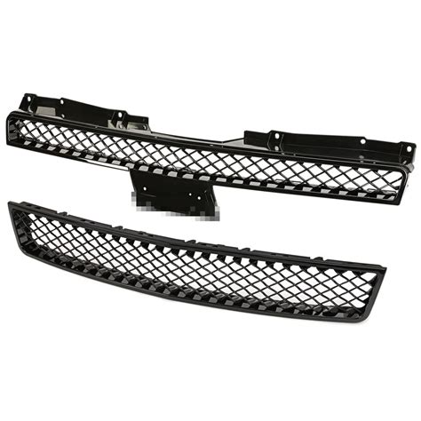 Teledu Black Mesh Front Grille Grill For Chevy 07 14 Chevy Tahoe