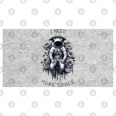 I Need Space I Need More Space Cute Astronaut Vintage Flower Aesthetic I Need My Space T