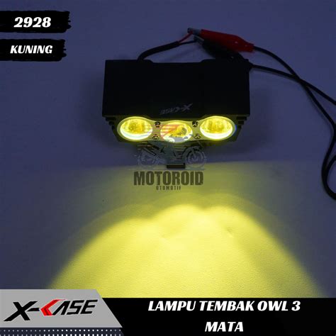 Lampu Tembak Model Owl Led Ultrafire Mata Burung Hantu Mata Lampu