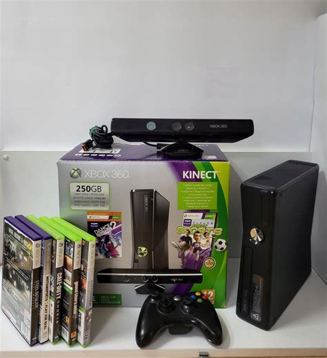 Konsola Xbox Slim Gb Kinect Gry Pad Oficjalne