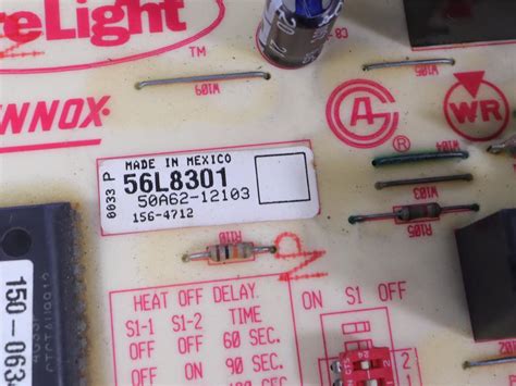 LENNOX SureLight 50A62 121 03 Furnace Control Circuit Board 56L8301 EBay