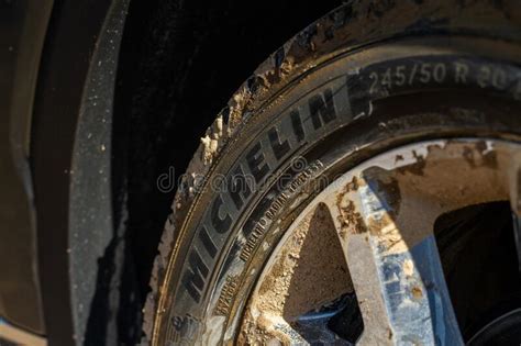 Moscow Russia April 10 2021 Michelin Tire On Hyundai Palisade Lx2 Editorial Photo Image