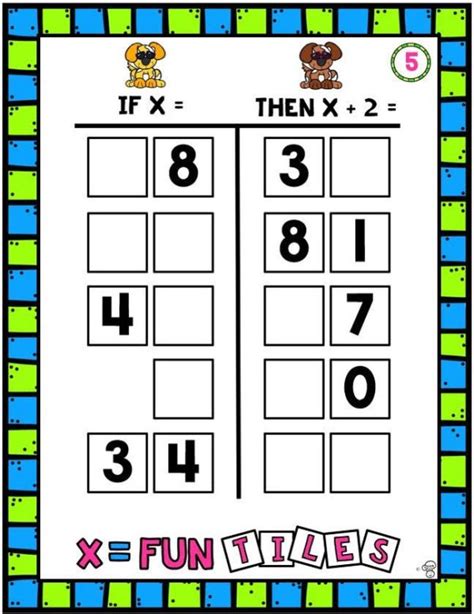 X Fun Tiles Marcy Cook Math