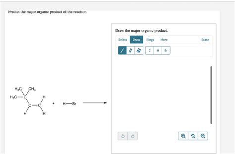 Solved Predict The Major Organic Product Of The Reaction Chegg