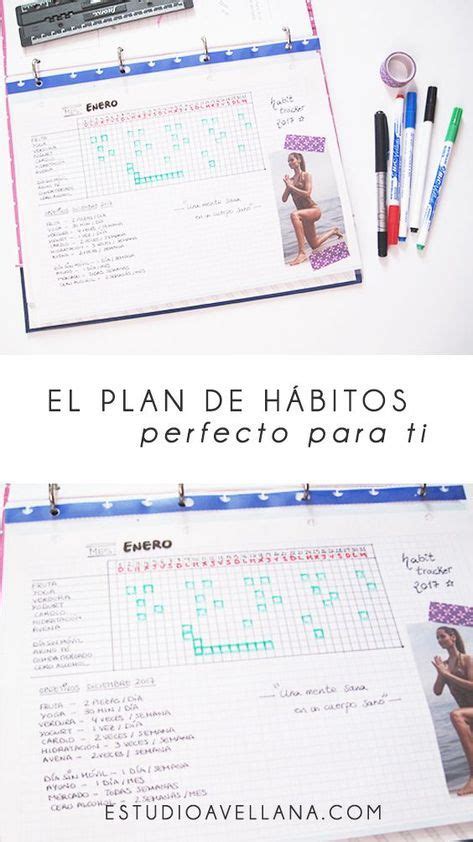 Crea tu plan anual de hábitos Estudio AVELLANA Planner bullet