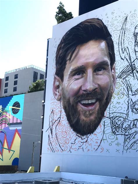 Beckham En El Mural De Messi En Miami Me Pidi Subir A La Gr A