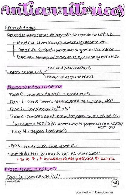 Fármacos Antiarrítmicos Glomerulito uDocz