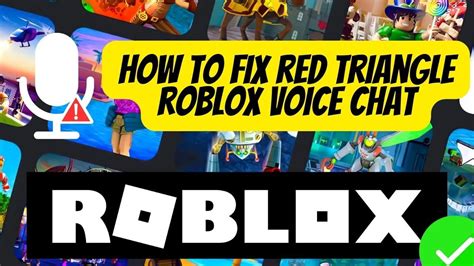 How To Fix Red Triangle Roblox Voice Chat Youtube