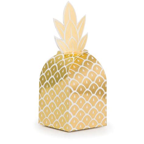 Pineapple Wedding Foil Favor Boxes Party At Lewis Elegant Party