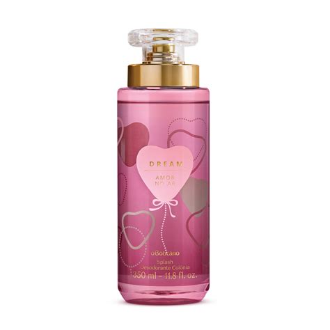 Dream Amor No Ar Body Splash Desodorante Colônia 350ml O Boticário